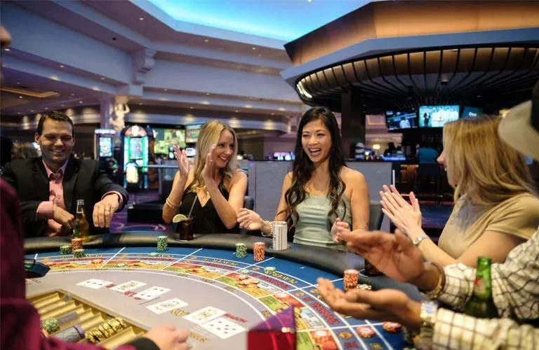 Casino game selection screen